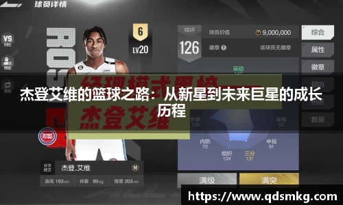 杰登艾维的篮球之路：从新星到未来巨星的成长历程